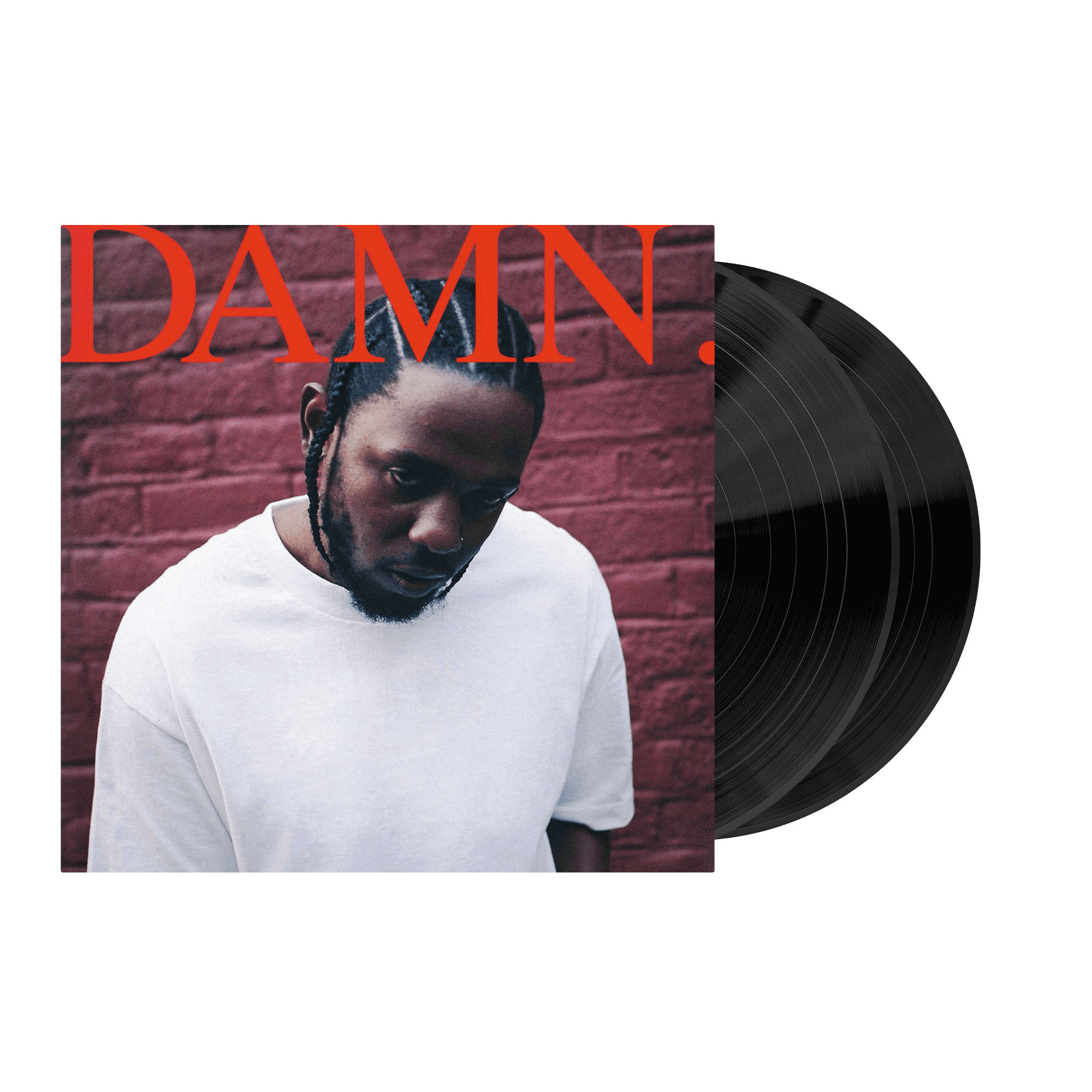 DAMN. RED TDE Exclusive 2 LP Vinyl Record by Kendrick Lamar 2024